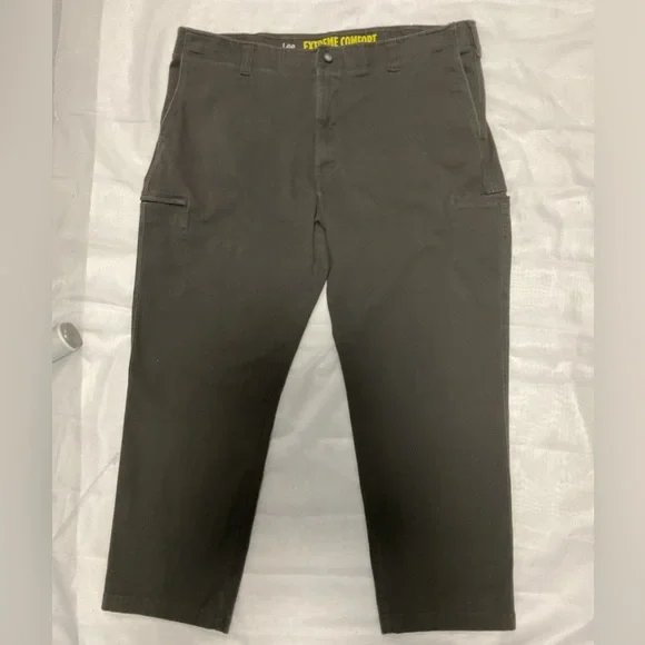 EUC Lee Performance Series Extreme Comfort Straight Fit Jeans 44 x 30 Dark Olive - Picture 1 of 7